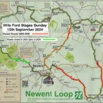 Hills Ford Stages rally road closures on Newent Loop